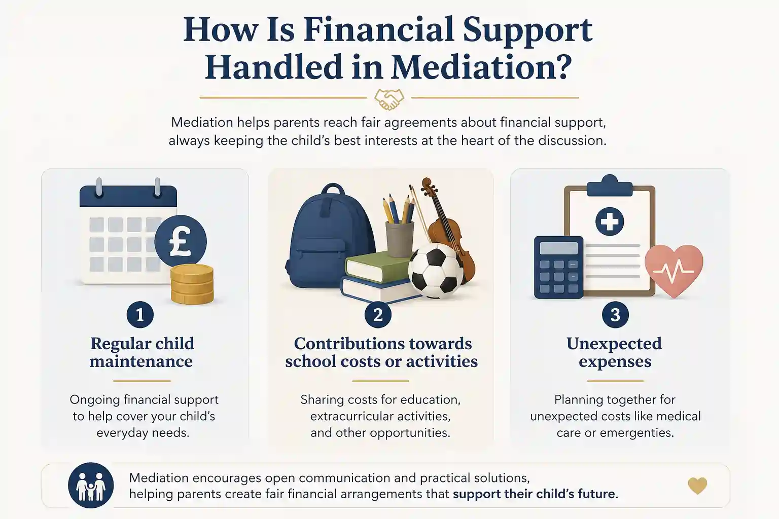 How Is Financial Support Handled in Mediation Horsham